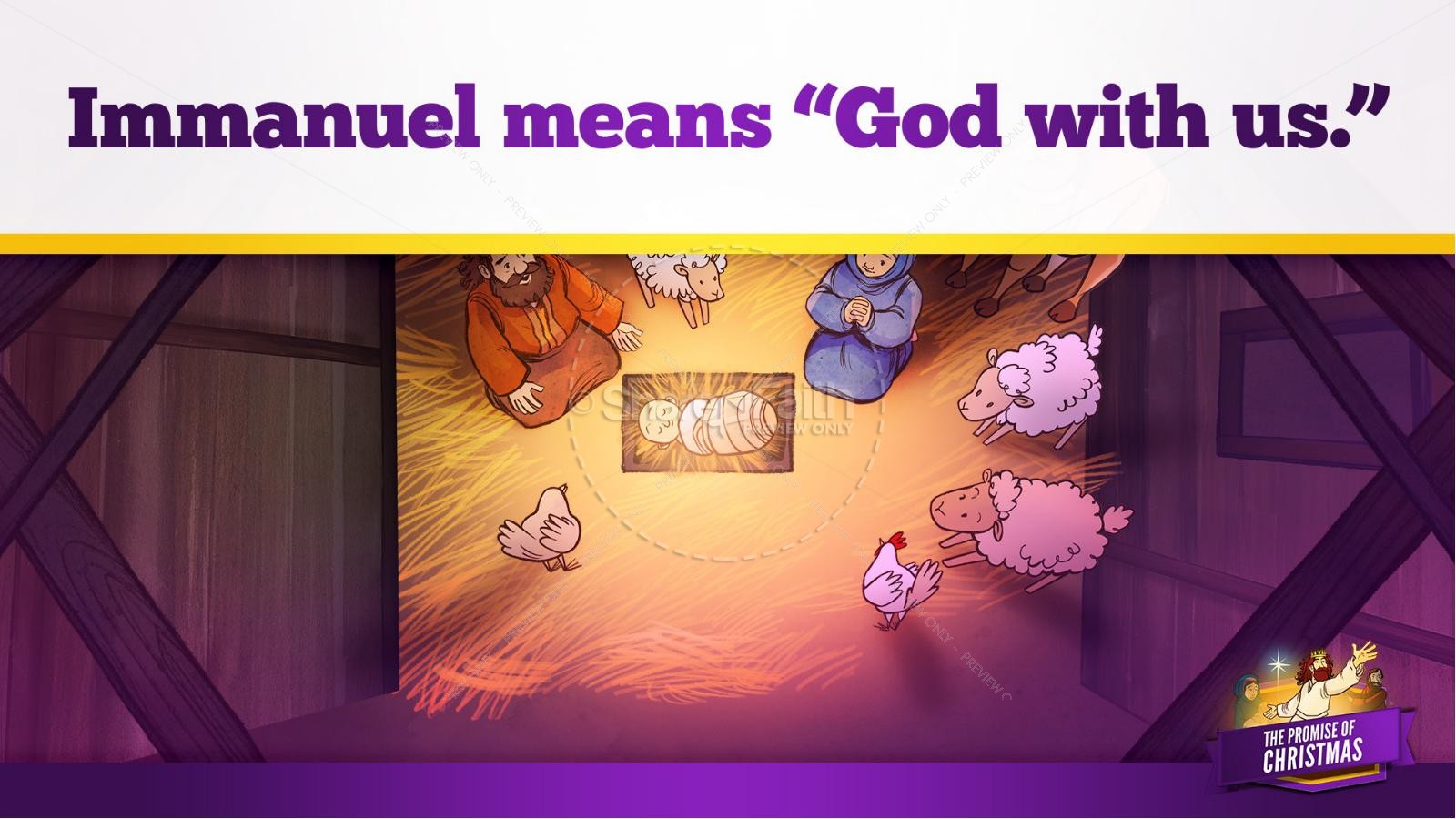 The Promise of Christmas Kids Bible Story | slide 24
