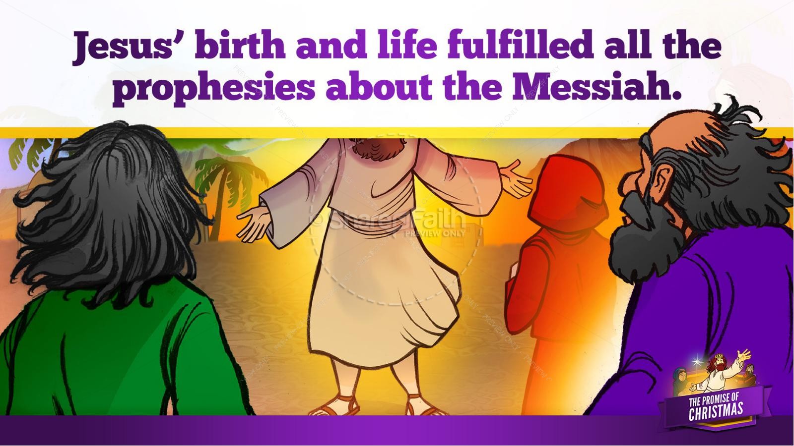 The Promise of Christmas Kids Bible Story | slide 36