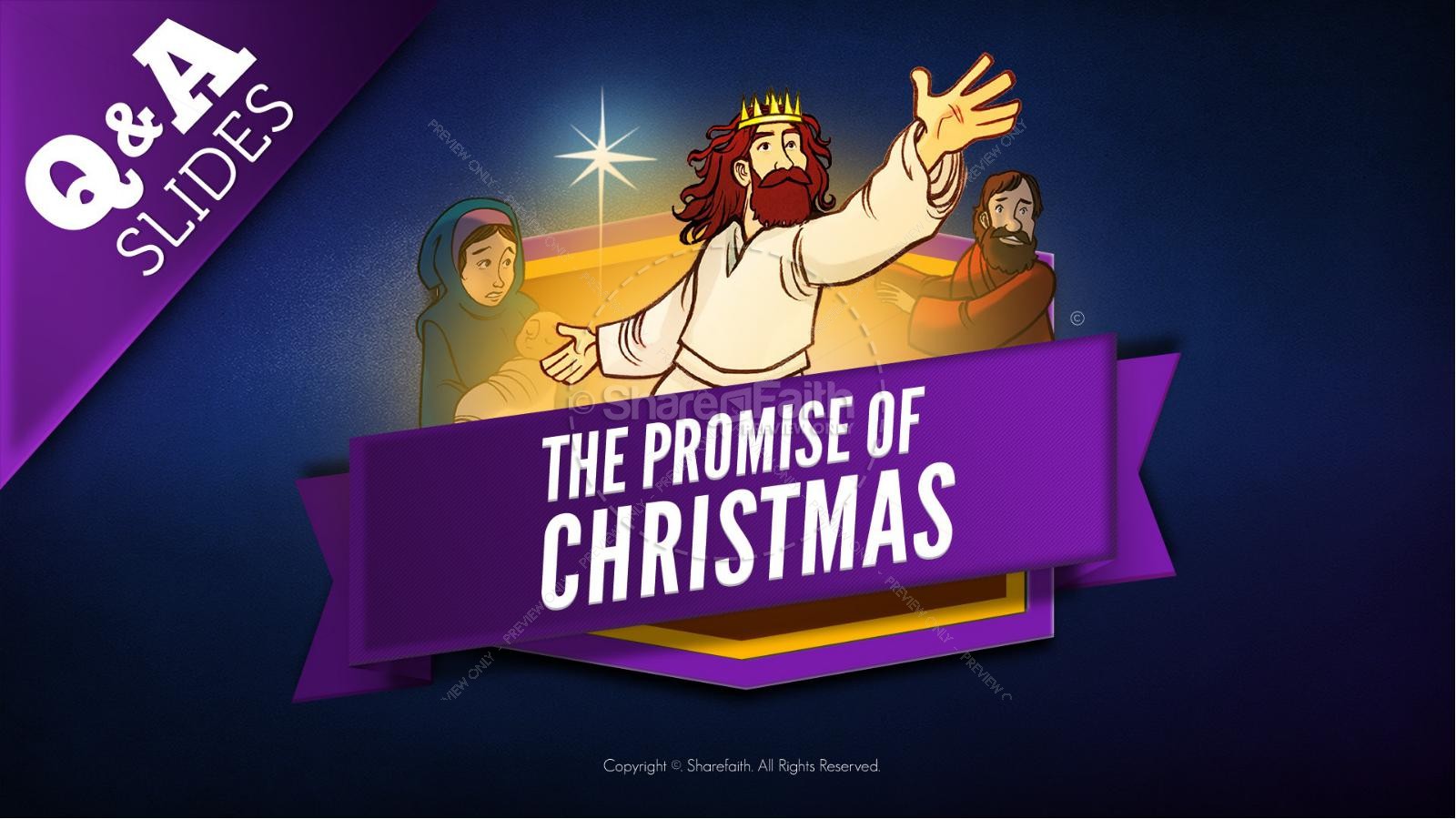 The Promise of Christmas Kids Bible Story | slide 9
