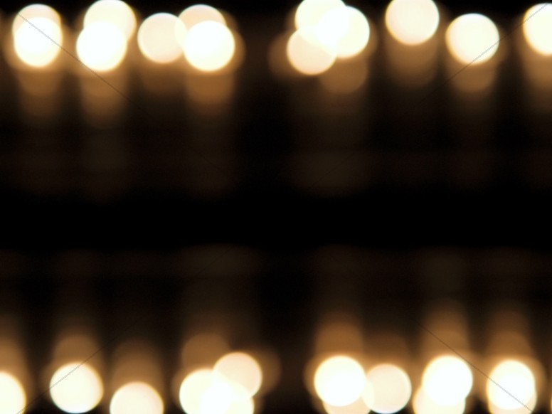 Christmas Candle Light Rows Worship Background Thumbnail Showcase