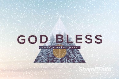 Merry Christmas Winter Goodbye Motion Graphic