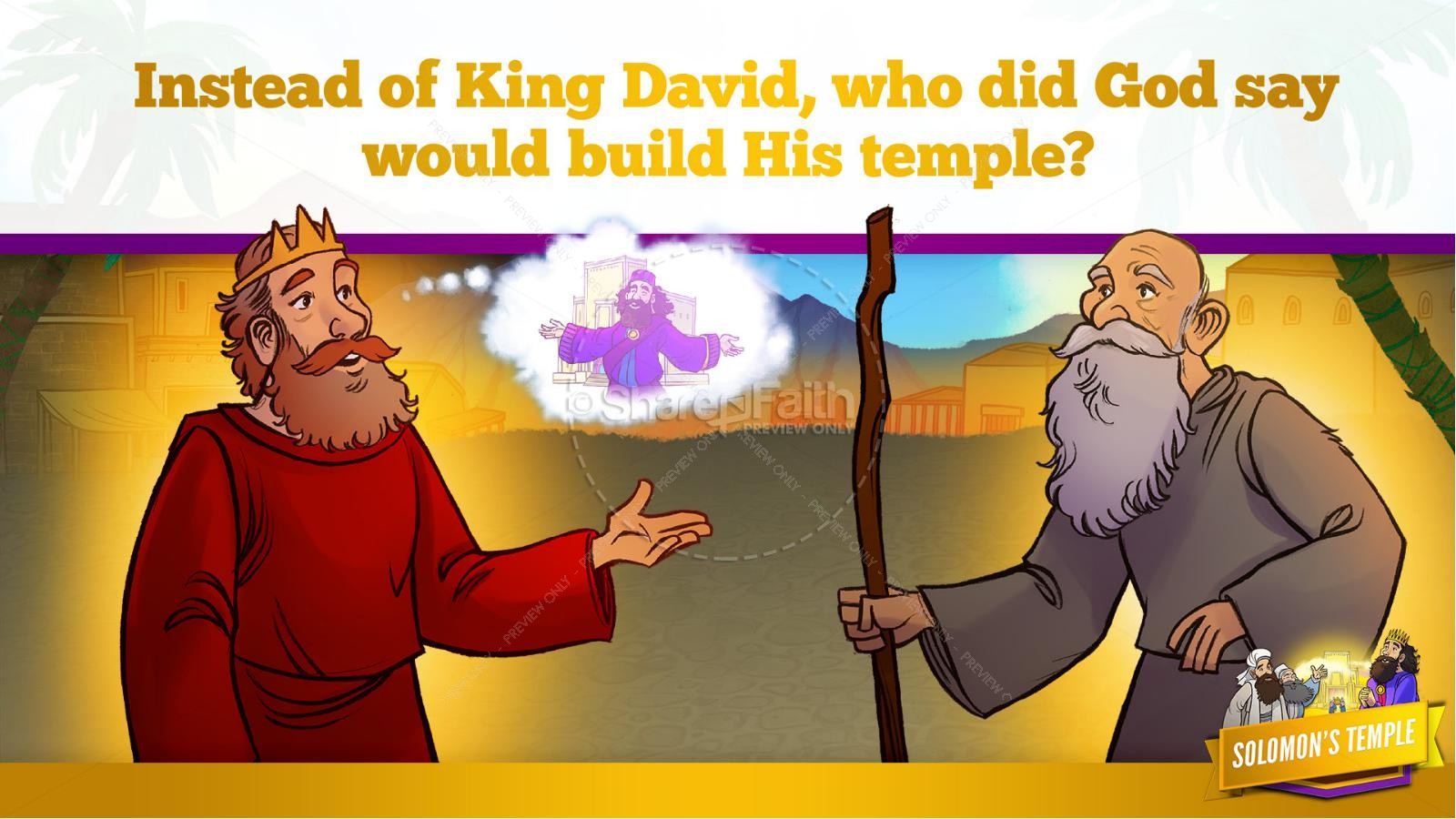 1 Kings 8 Solomon's Temple Kids Bible Story Thumbnail 15
