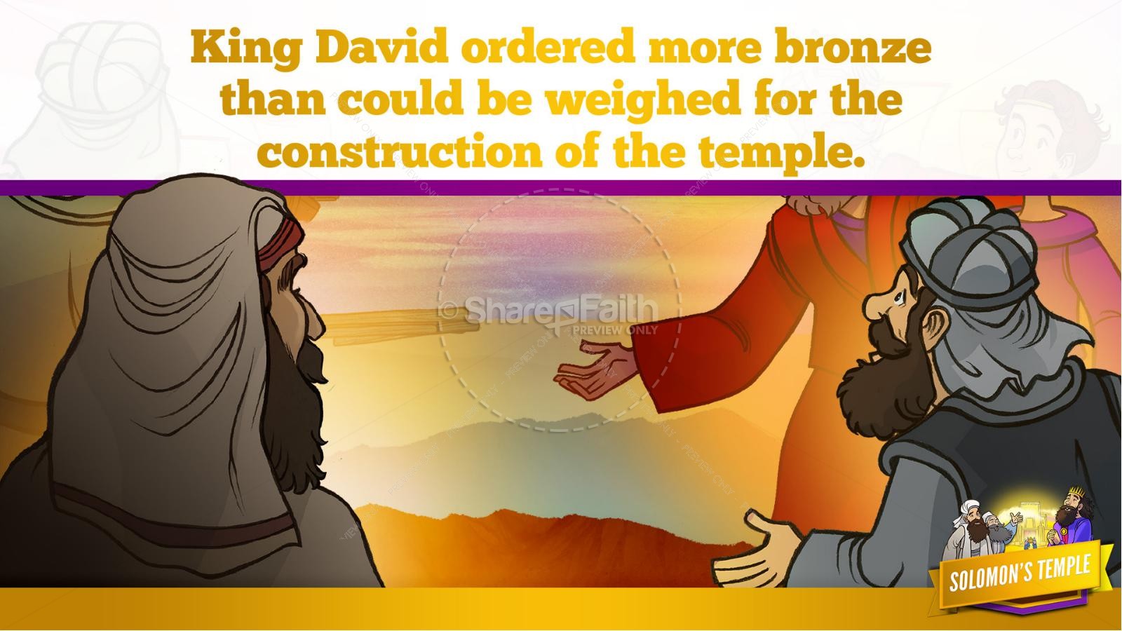 1 Kings 8 Solomon's Temple Kids Bible Story Thumbnail 20