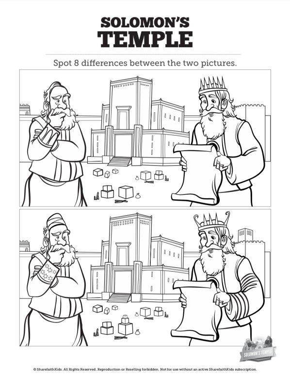 31 Solomon s Temple Coloring Page Sirebat