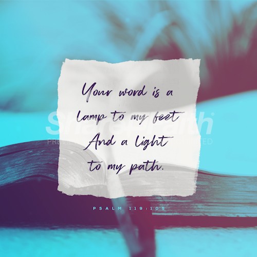Your Word Is A Lamp Social Media Image Thumbnail Showcase