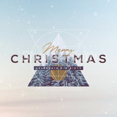Merry Christmas Winter Social Media Graphic Thumbnail Showcase