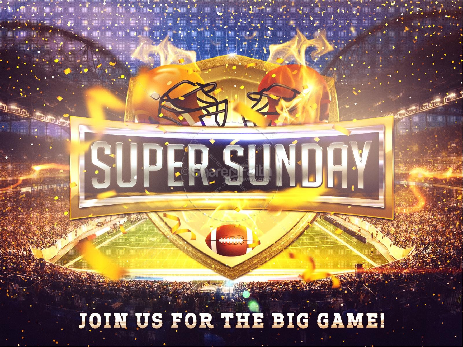 Super Sunday Stadium Graphic Design Thumbnail 1