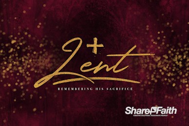 Lenten Season Service Bumper Video