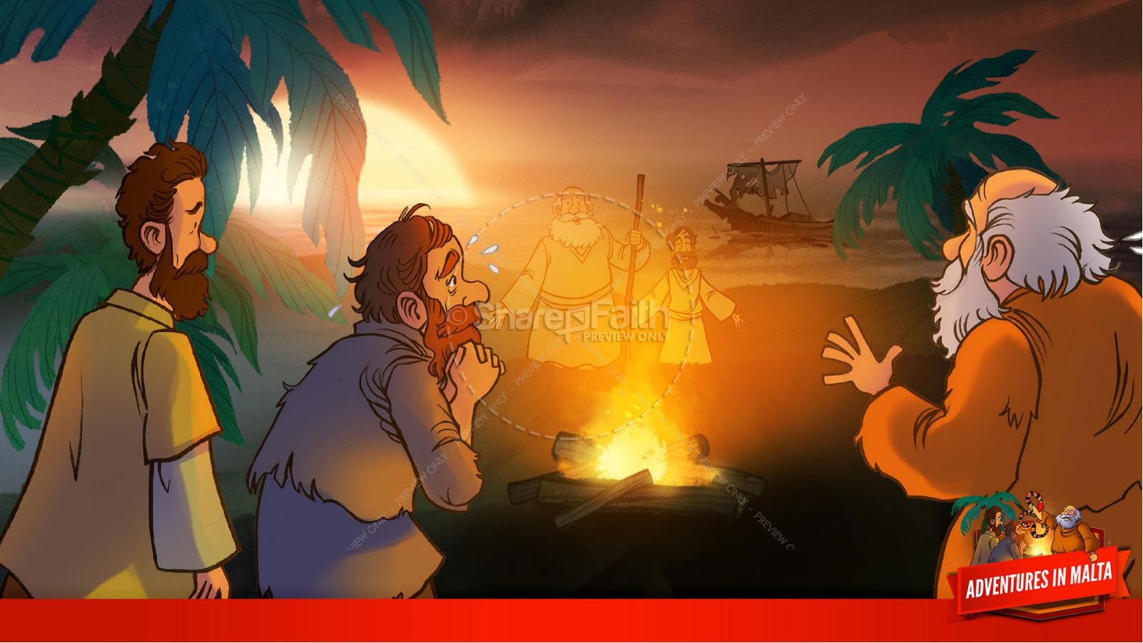 Acts 28 Adventures in Malta Kids Bible Story Thumbnail 11