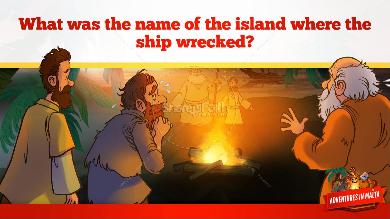 Acts 28 Adventures in Malta Kids Bible Story Thumbnail 12