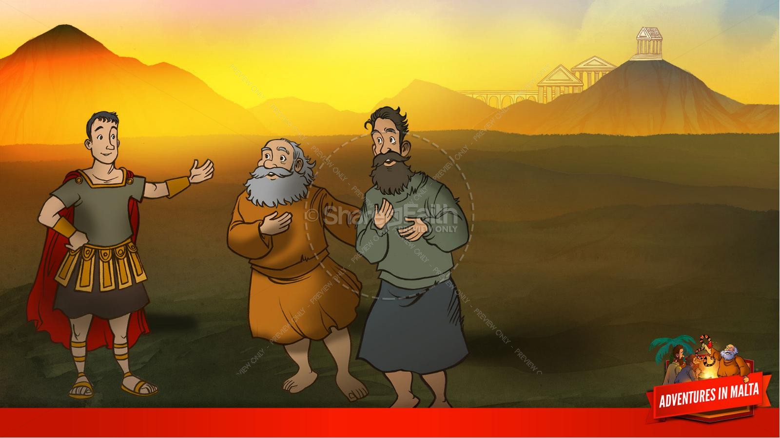 Acts 28 Adventures in Malta Kids Bible Story Thumbnail 31