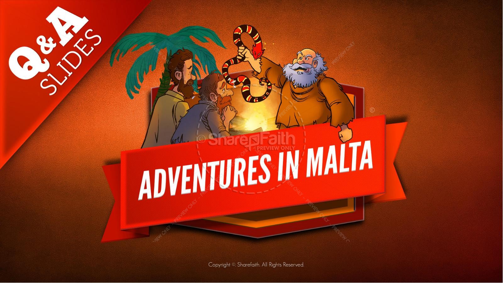 Acts 28 Adventures in Malta Kids Bible Story Thumbnail 10