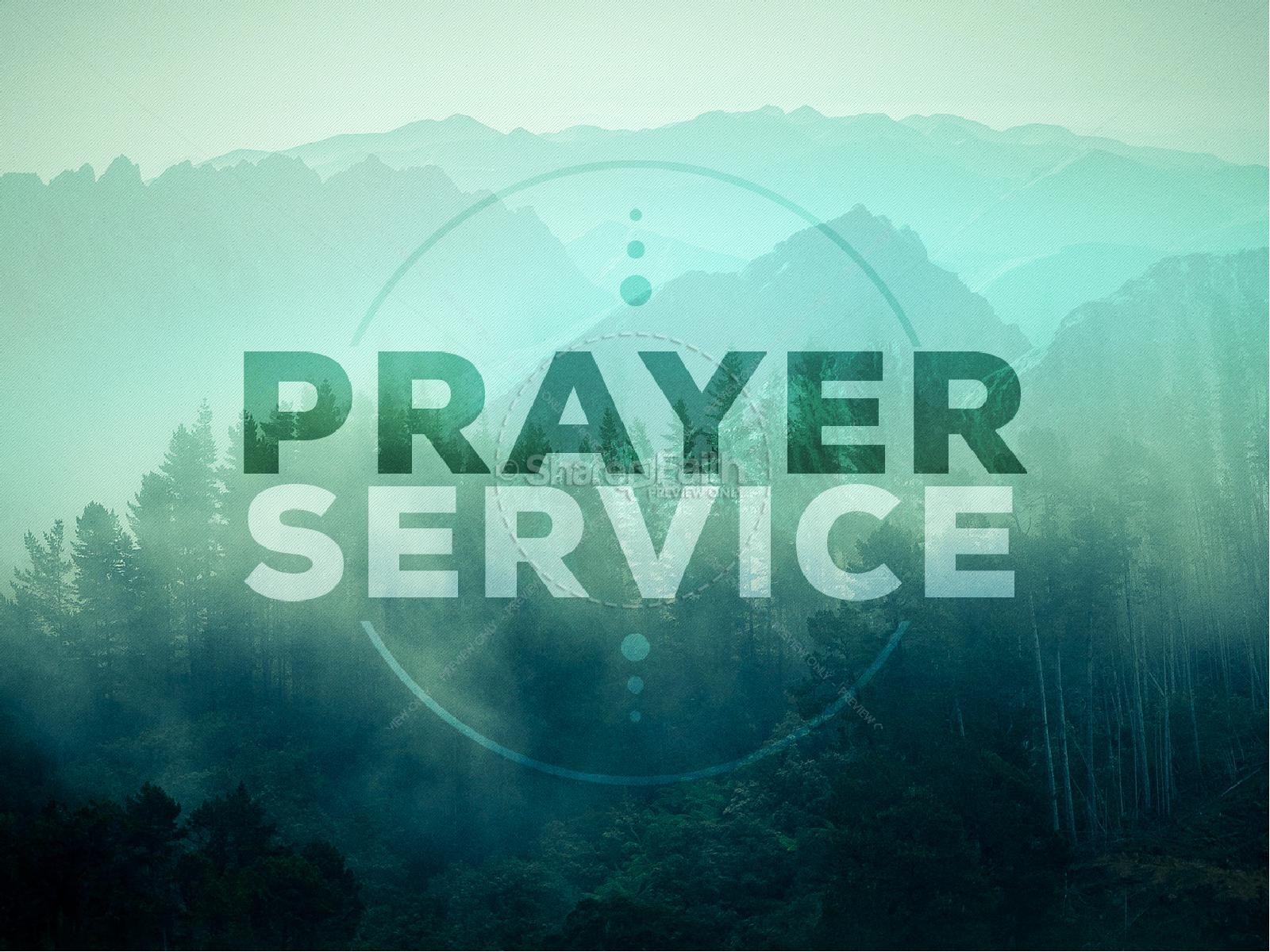 Prayer Service Church PowerPoint | slide 1