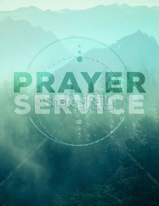 Prayer Service Church Flyer Template Thumbnail Showcase