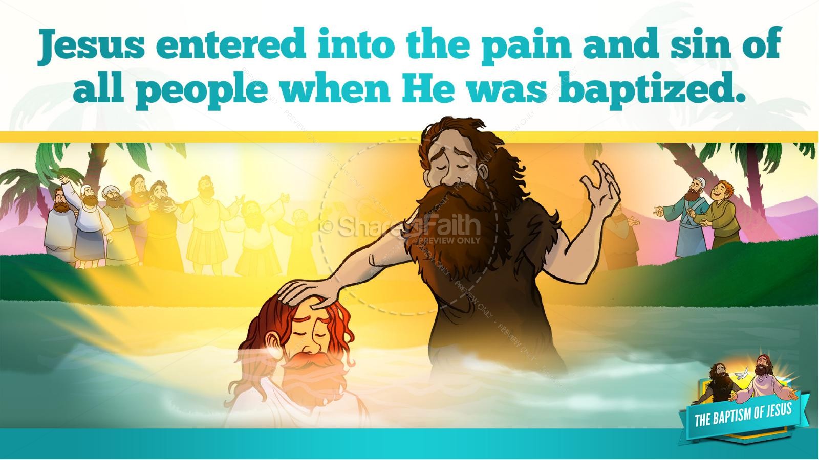 Matthew 3 The Baptism of Jesus Kids Bible Story Thumbnail 32