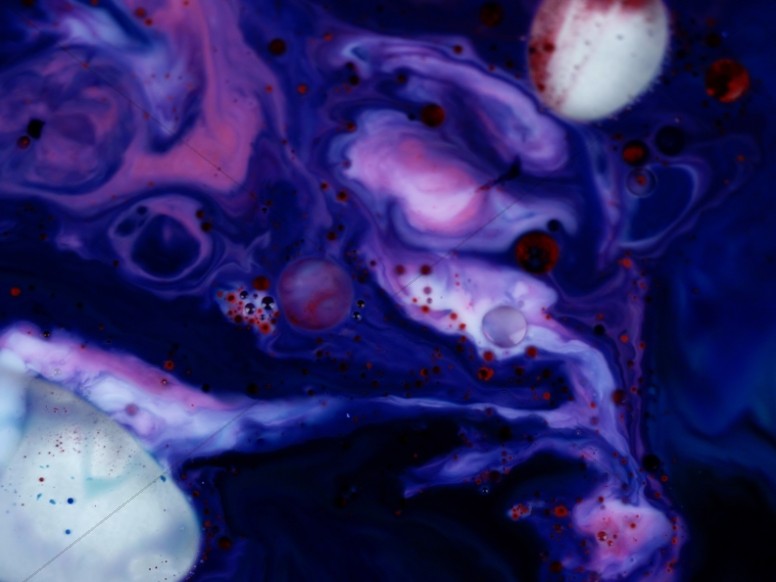 Abstract Galaxy Drops Worship Background Thumbnail Showcase