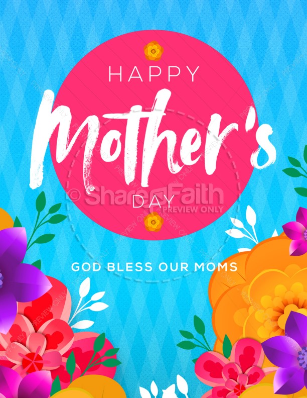 Happy Mother's Day Flowers Service Flyer Thumbnail Showcase