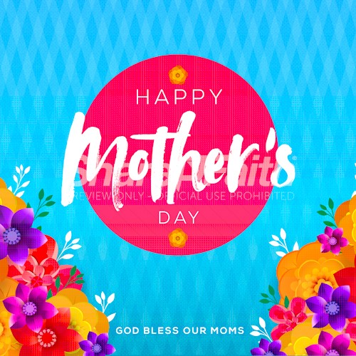 Happy Mother's Day Flowers Social Media Graphic Thumbnail Showcase