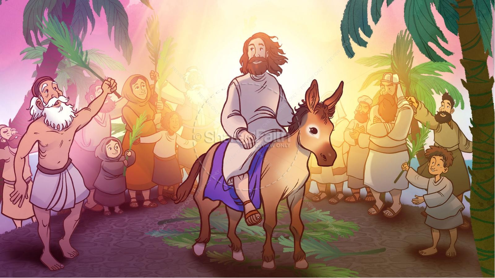 Luke 19 The Triumphal Entry Kids Bible Story