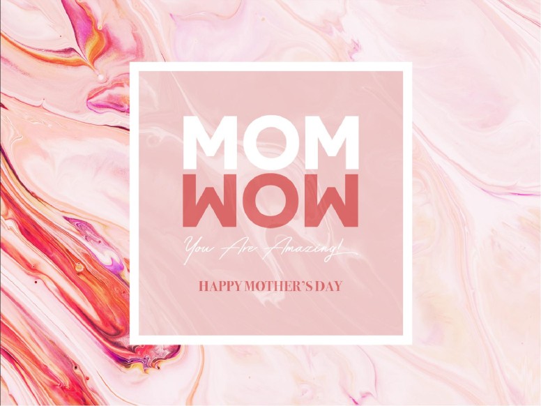 Mom Wow Mother's Day Service Graphic