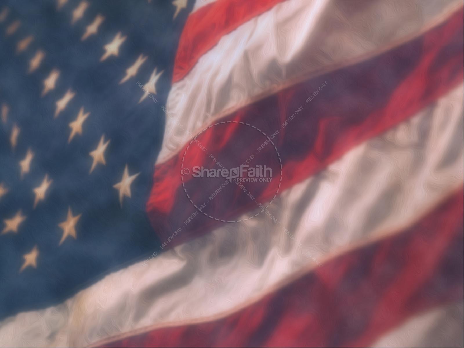 American Flag Memorial Day Service Graphic Thumbnail 7