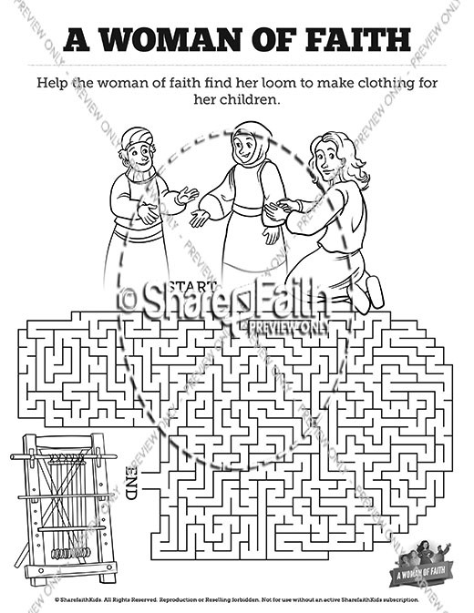 Proverbs 31 A Woman of Faith Bible Mazes Thumbnail Showcase
