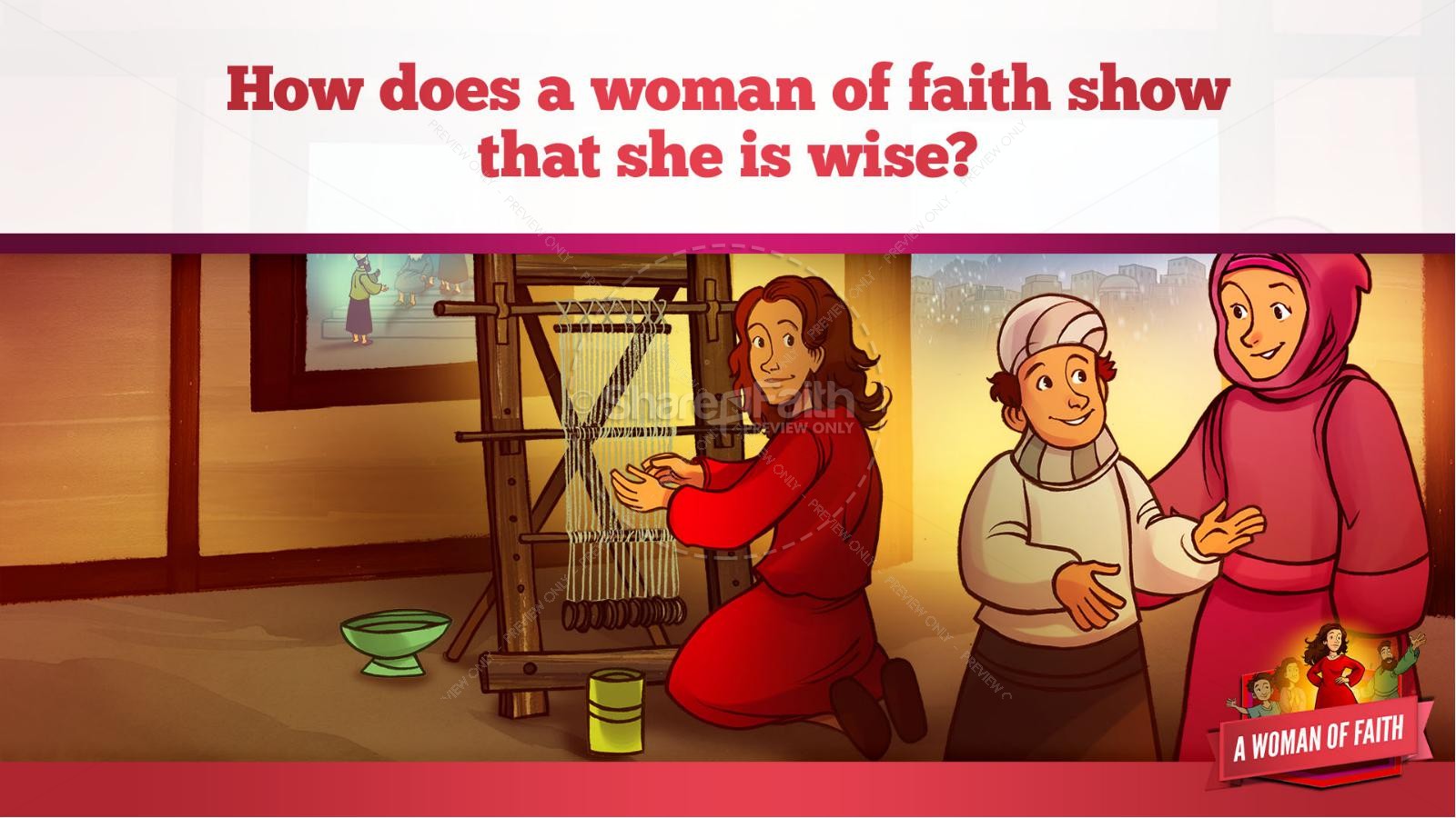 Proverbs 31 A Woman of Faith Kids Bible Story Thumbnail 27