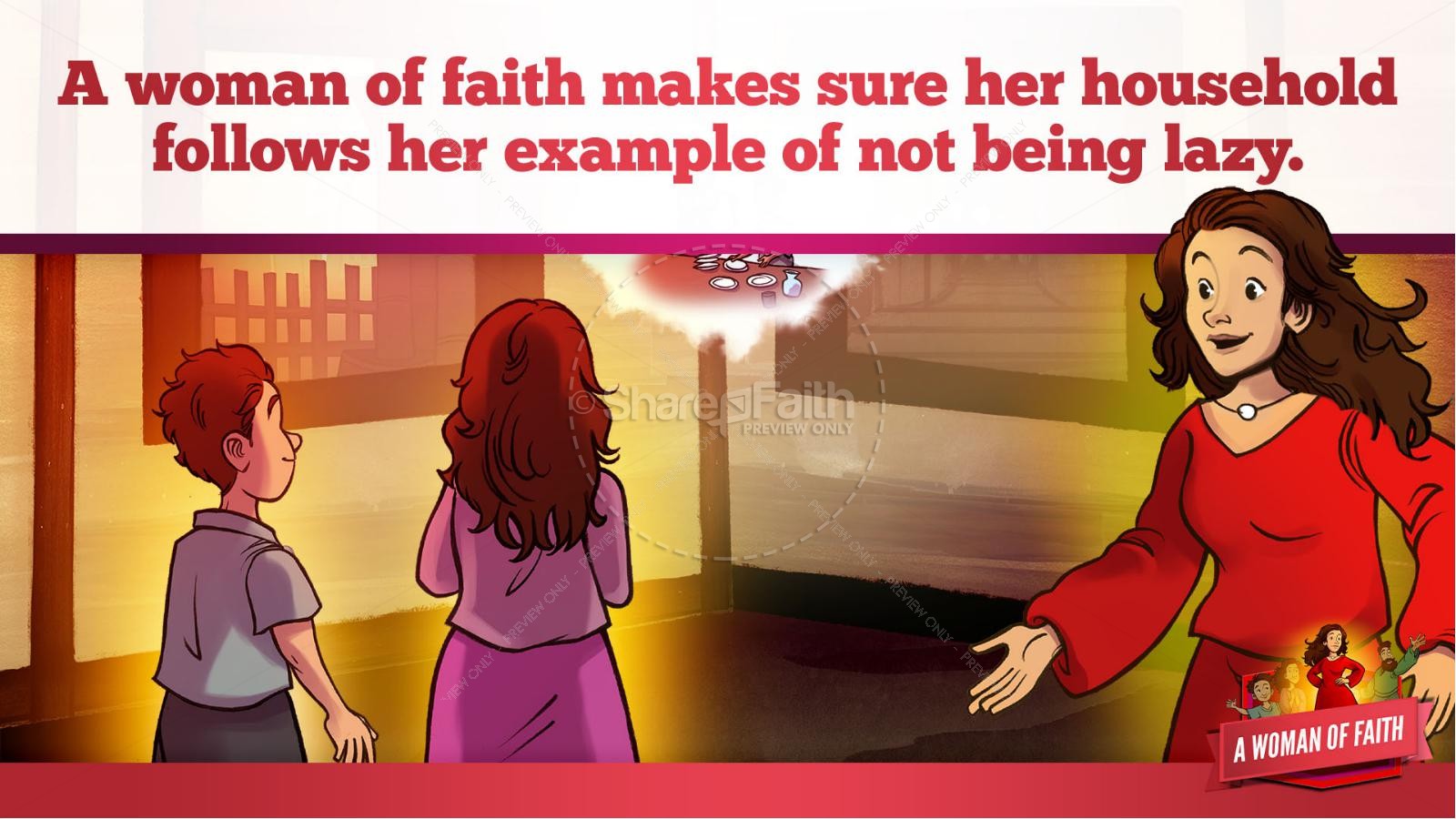 Proverbs 31 A Woman of Faith Kids Bible Story Thumbnail 32