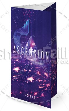 Ascension Day Service Trifold Bulletin Cover Thumbnail Showcase