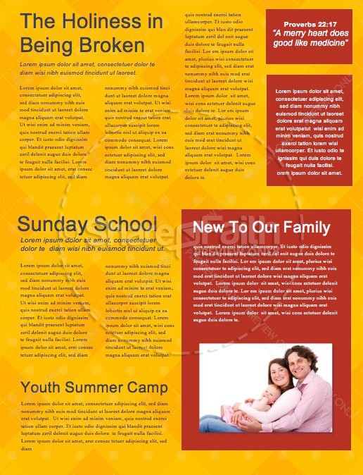Father's Day Mustache Church Newsletter | page 2