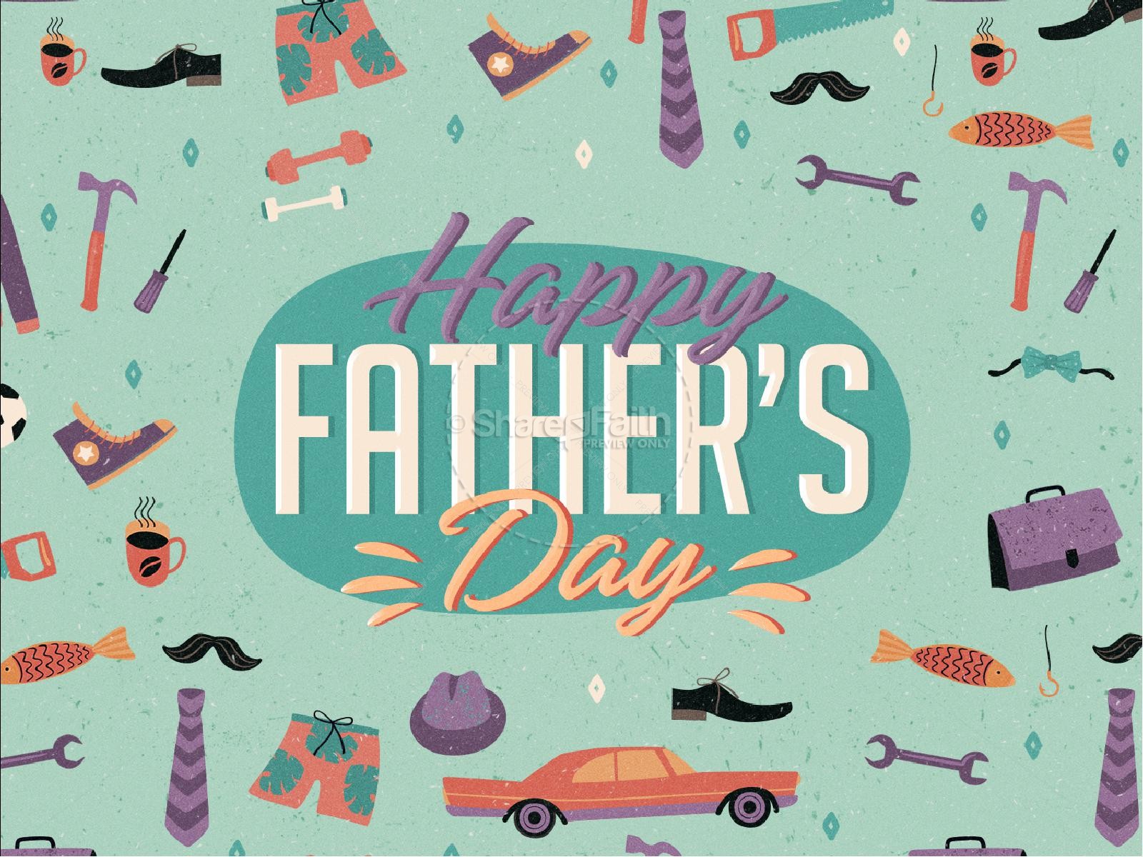Manly Father's Day Church Title Graphic Thumbnail 1