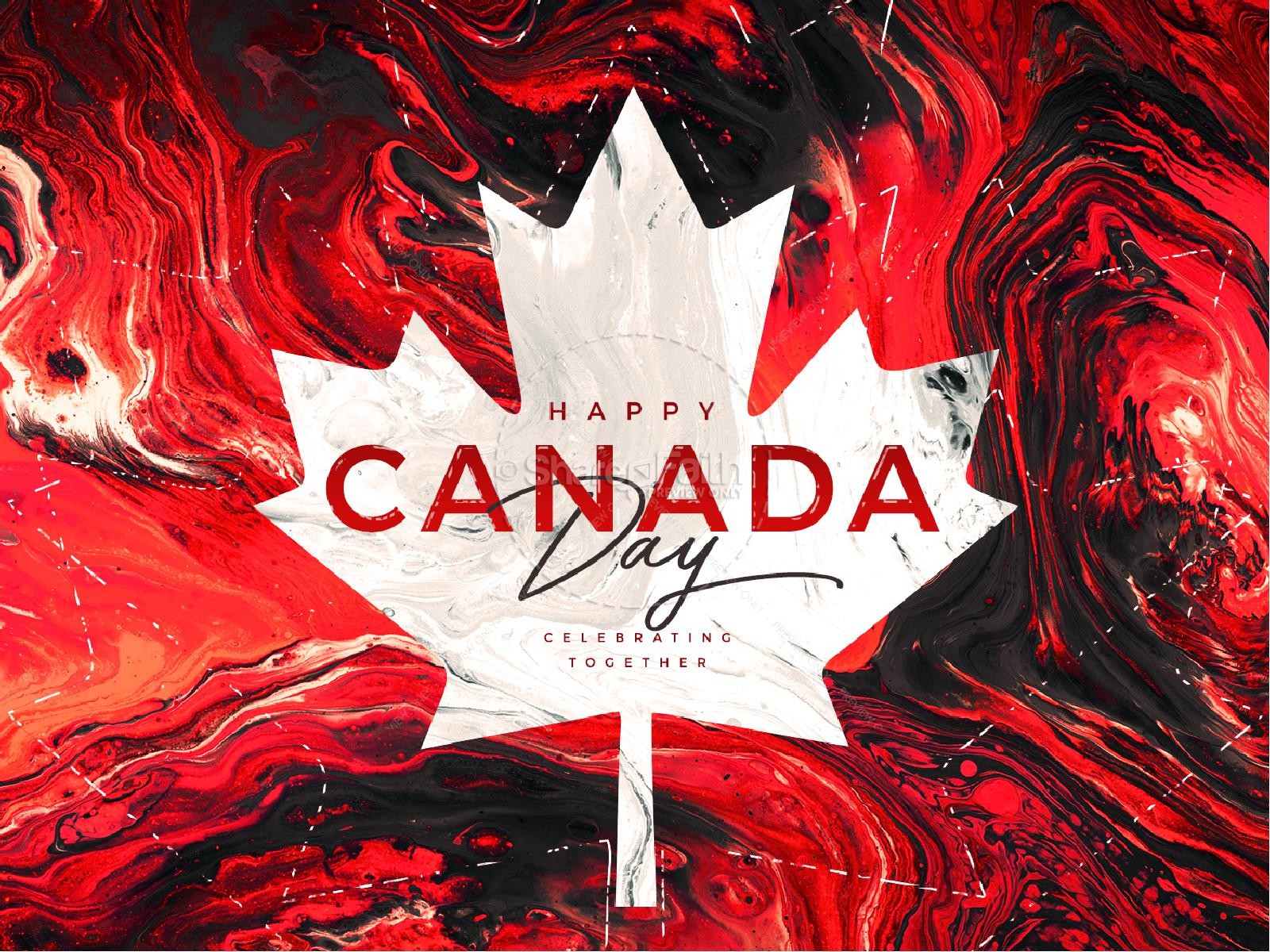 Canada Day Church Title Graphic