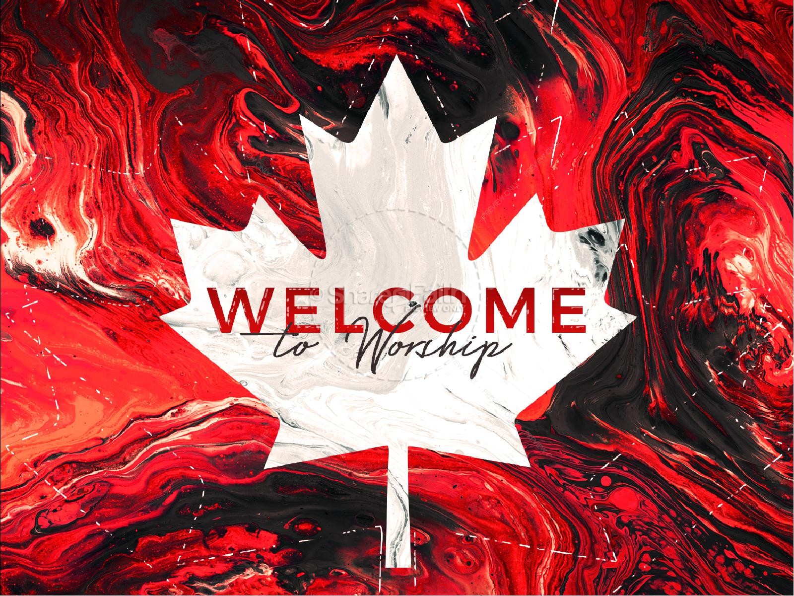 Canada Day Church Title Graphic Thumbnail 2