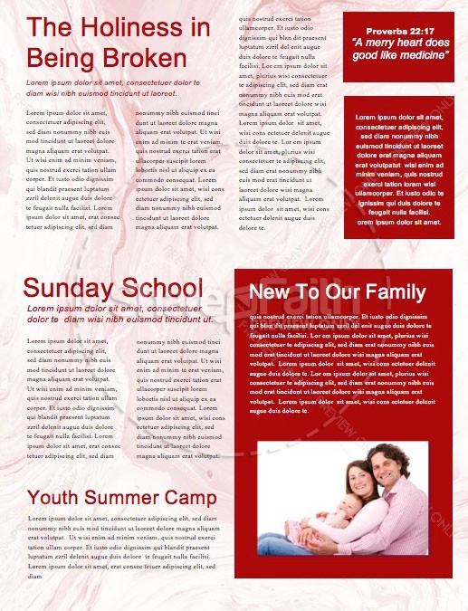 Canada Day Church Newsletter Design | page 2