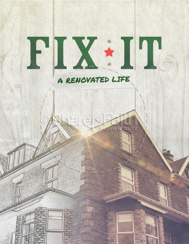 Fix It Church Flyer Template Thumbnail Showcase