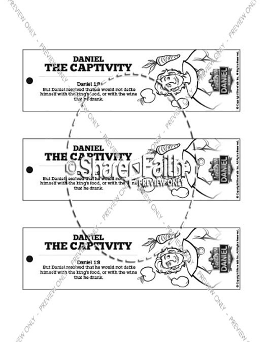 Daniel 1 The Captivity Bible Bookmarks Thumbnail Showcase