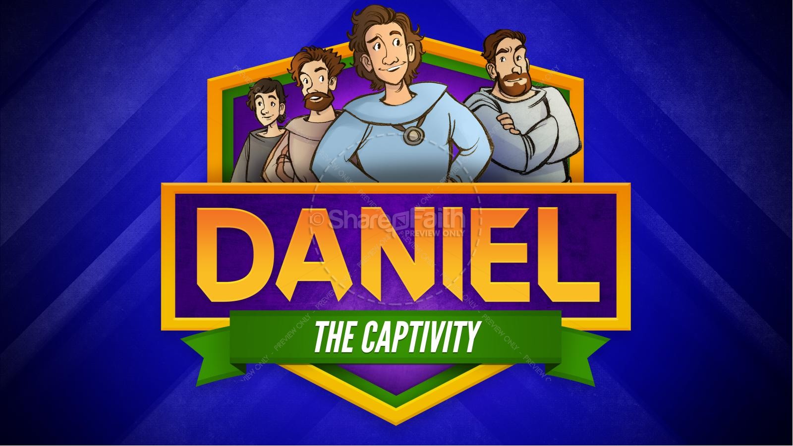 Daniel 1 The Captivity Kids Bible Story