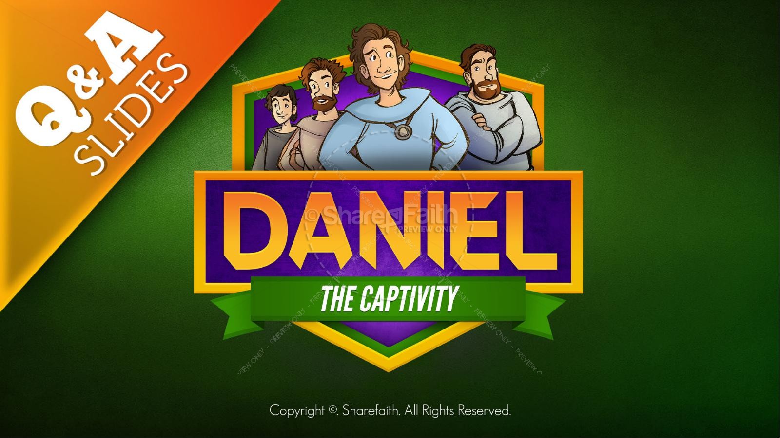 Daniel 1 The Captivity Kids Bible Story