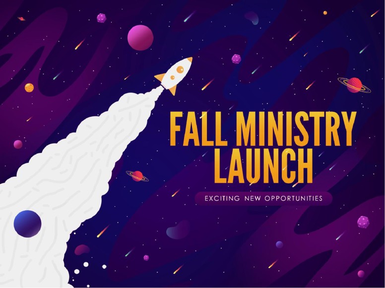 Fall Ministry Launch Church Title Graphic