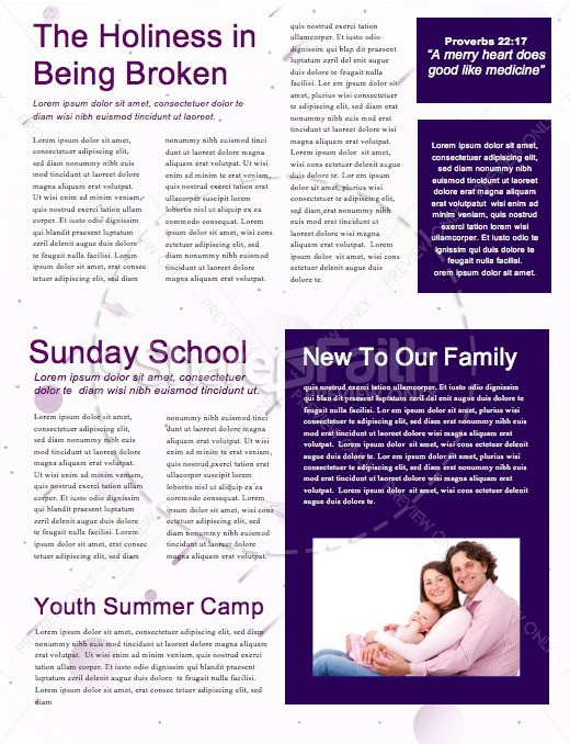 Fall Ministry Launch Church Newsletter Template | page 2