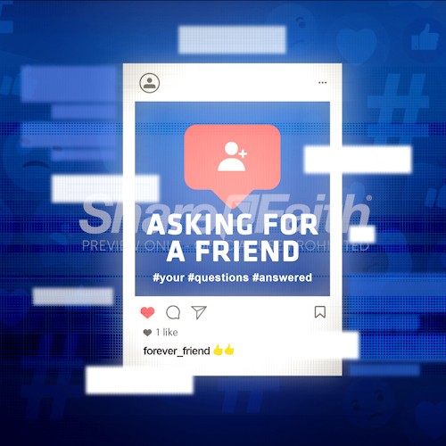 Asking For A Friend Sermon Social Media Graphic Thumbnail Showcase