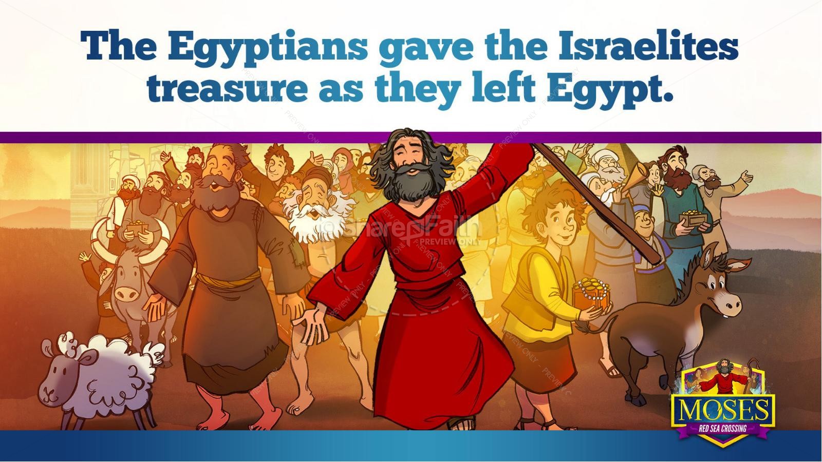 Exodus 12 Moses and The Red Sea Crossing Kids Bible Story Thumbnail 11