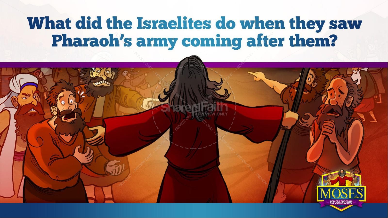 Exodus 12 Moses and The Red Sea Crossing Kids Bible Story Thumbnail 22