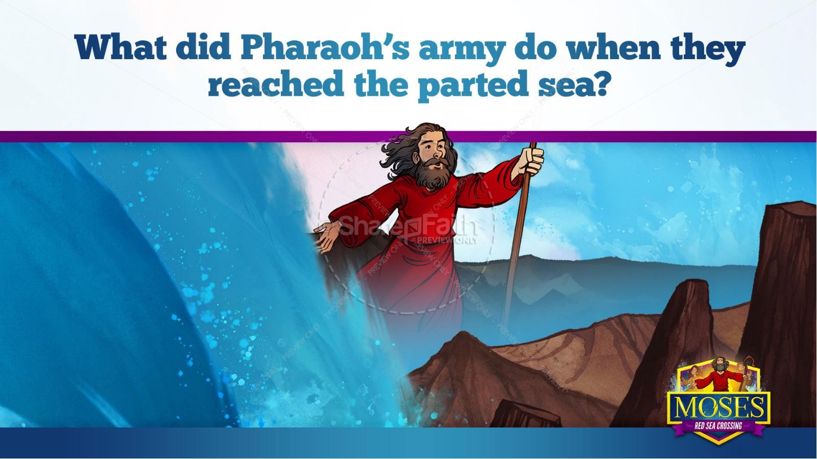 Exodus 12 Moses and The Red Sea Crossing Kids Bible Story Thumbnail 26