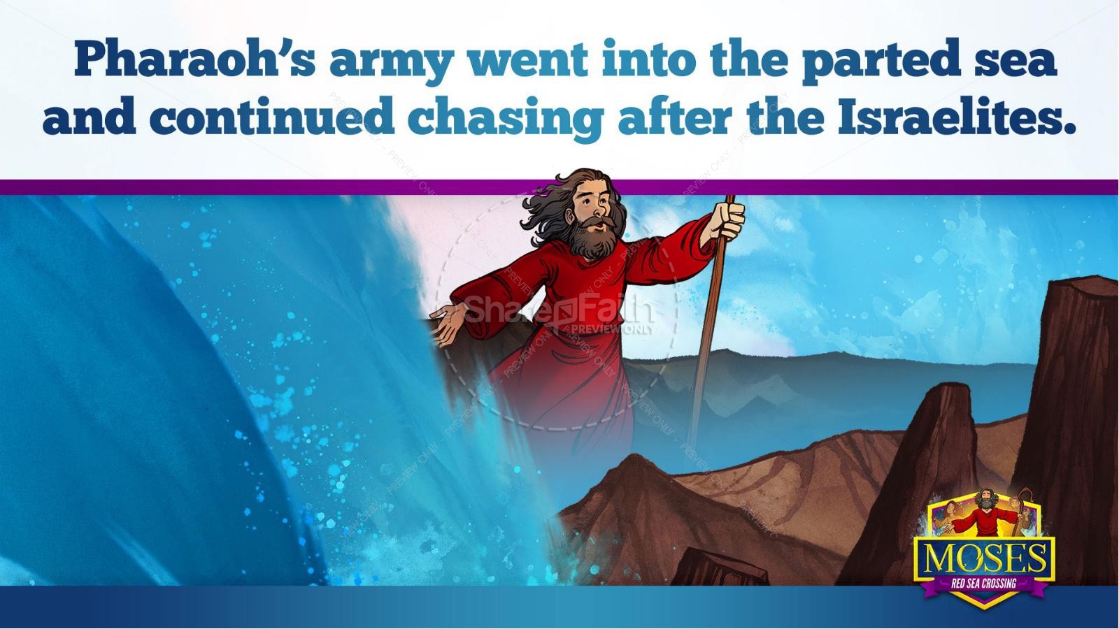 Exodus 12 Moses and The Red Sea Crossing Kids Bible Story Thumbnail 27