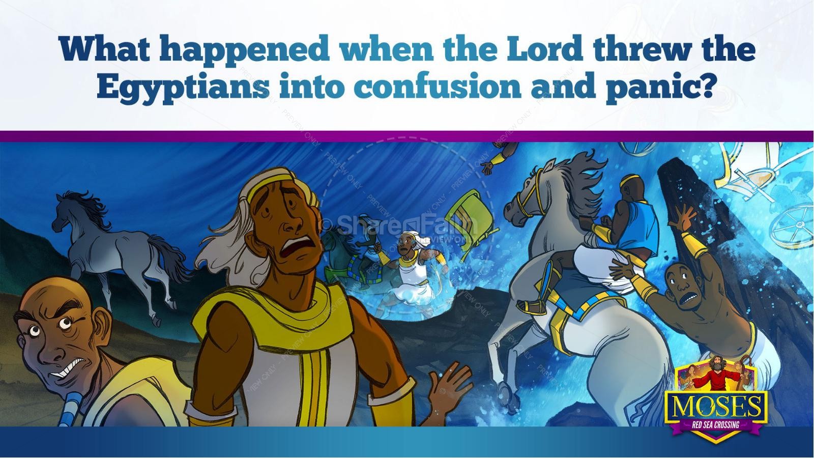 Exodus 12 Moses and The Red Sea Crossing Kids Bible Story Thumbnail 30