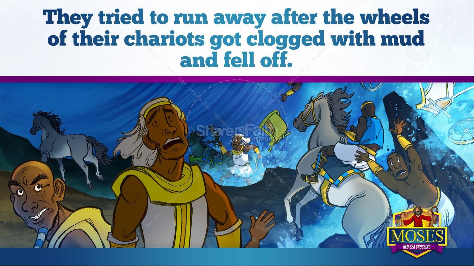 Exodus 12 Moses and The Red Sea Crossing Kids Bible Story Thumbnail 31