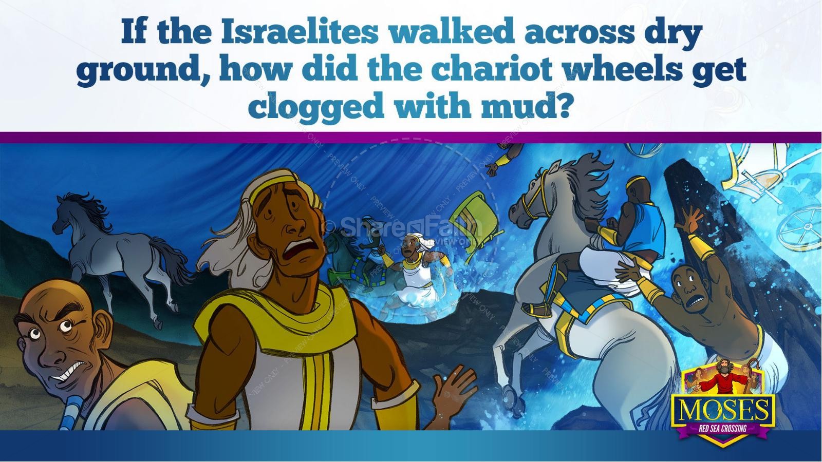 Exodus 12 Moses and The Red Sea Crossing Kids Bible Story Thumbnail 32