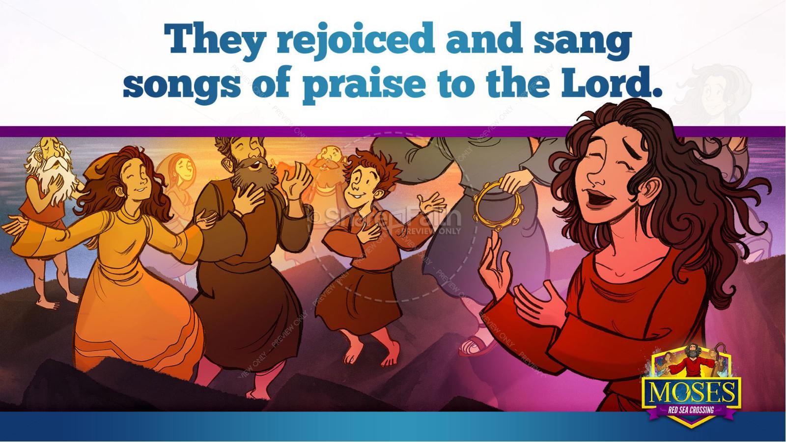 Exodus 12 Moses and The Red Sea Crossing Kids Bible Story Thumbnail 35