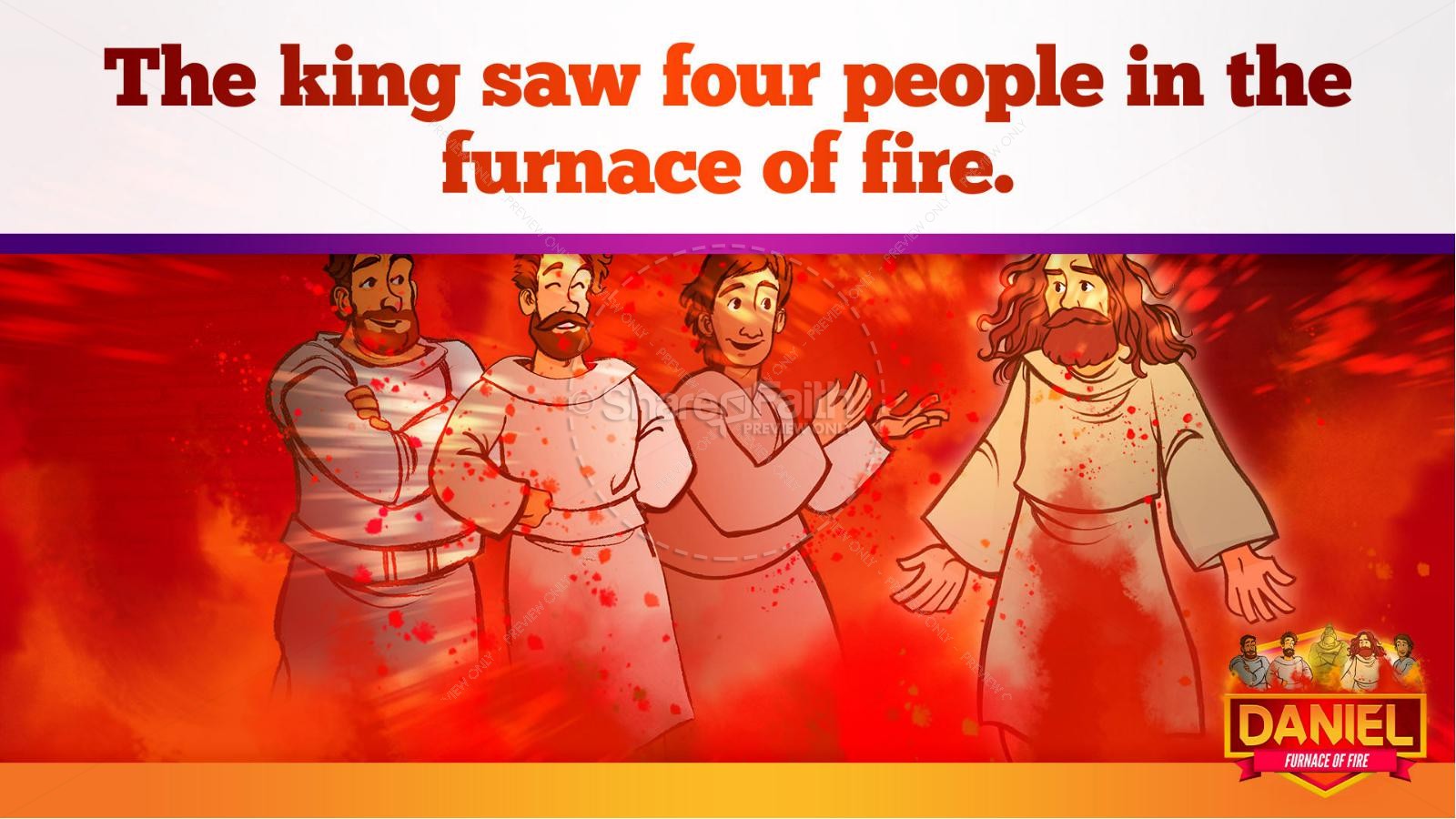 Daniel 3 The Furnace of Fire Kids Bible Story Thumbnail 32